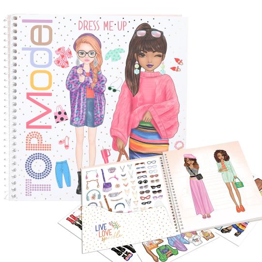 Top Model Dress Me Up Sticker Book