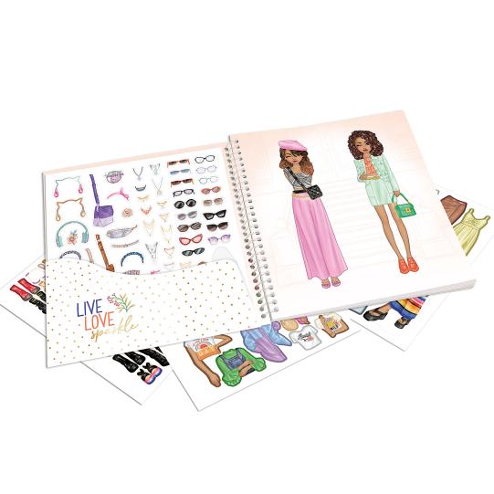 Top Model Dress Me Up Sticker Book
