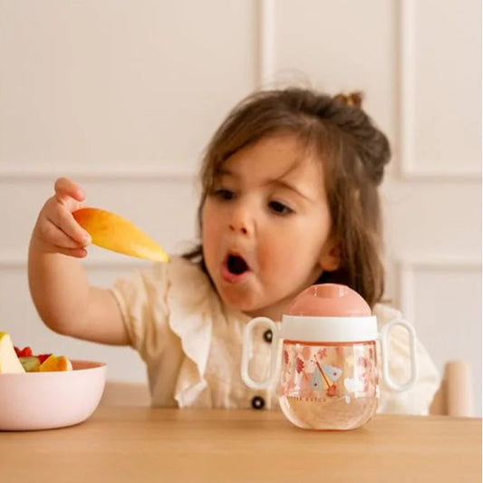 Little Dutch Mio Non-Spill Sippy Cup - Flowers and Butterflies