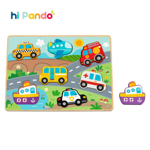 hi Pando Chunky Wooden Puzzles - Various Designs