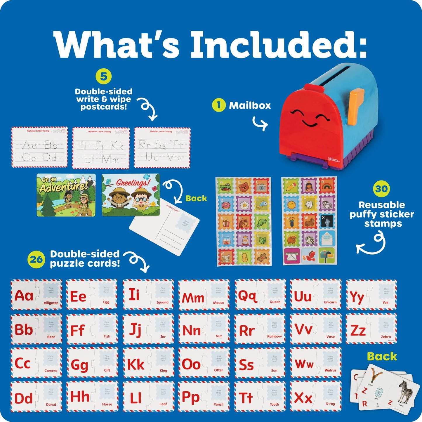 Learning Resources Alphabet Learning Mailbox