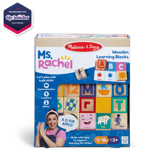 Melissa & Doug Ms Rachel Blocks & Activity Cards