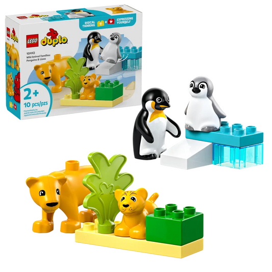 LEGO DUPLO Wild Animal Families: Penguins & Lions 10442
