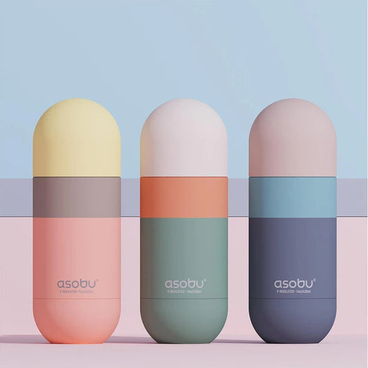 Asobu Vacuum Insulated Orb Travel Water Bottle & Flask