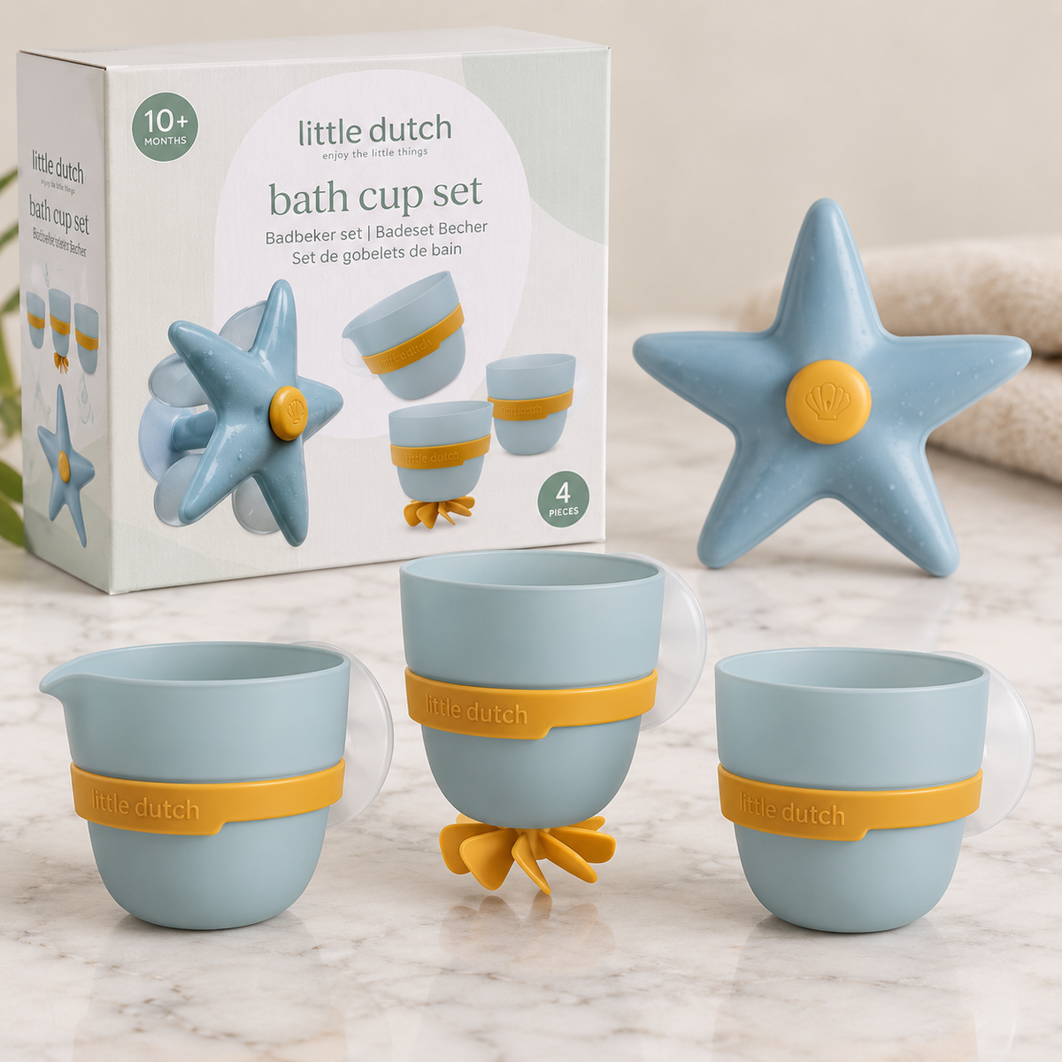 Little Dutch Bath Cup Set Starfish