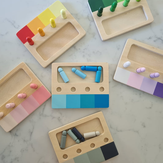 Wooden Colour Boards (Set of 6)