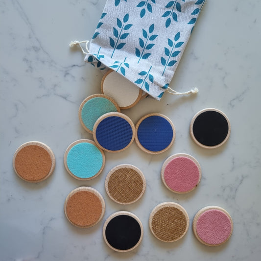 Tactile Wooden Matching Game