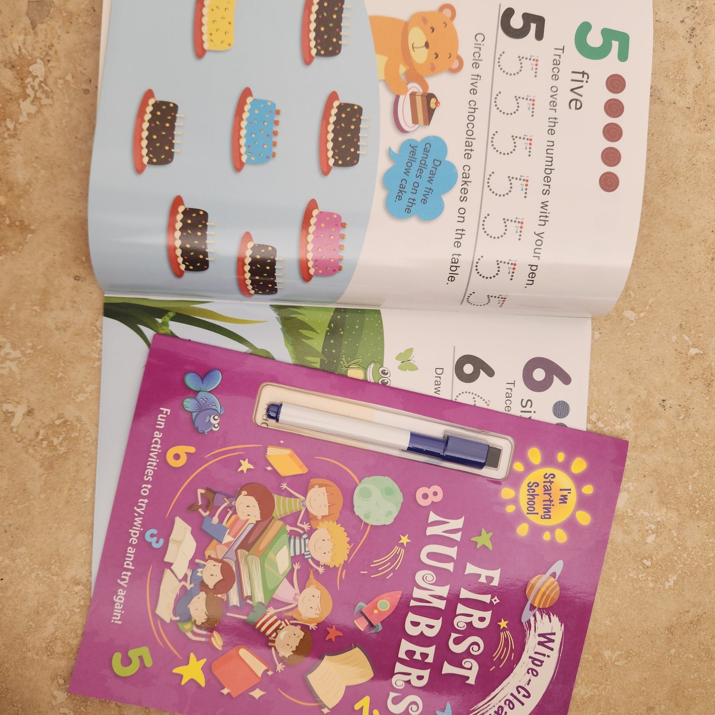 First Numbers Wipe Clean Book
