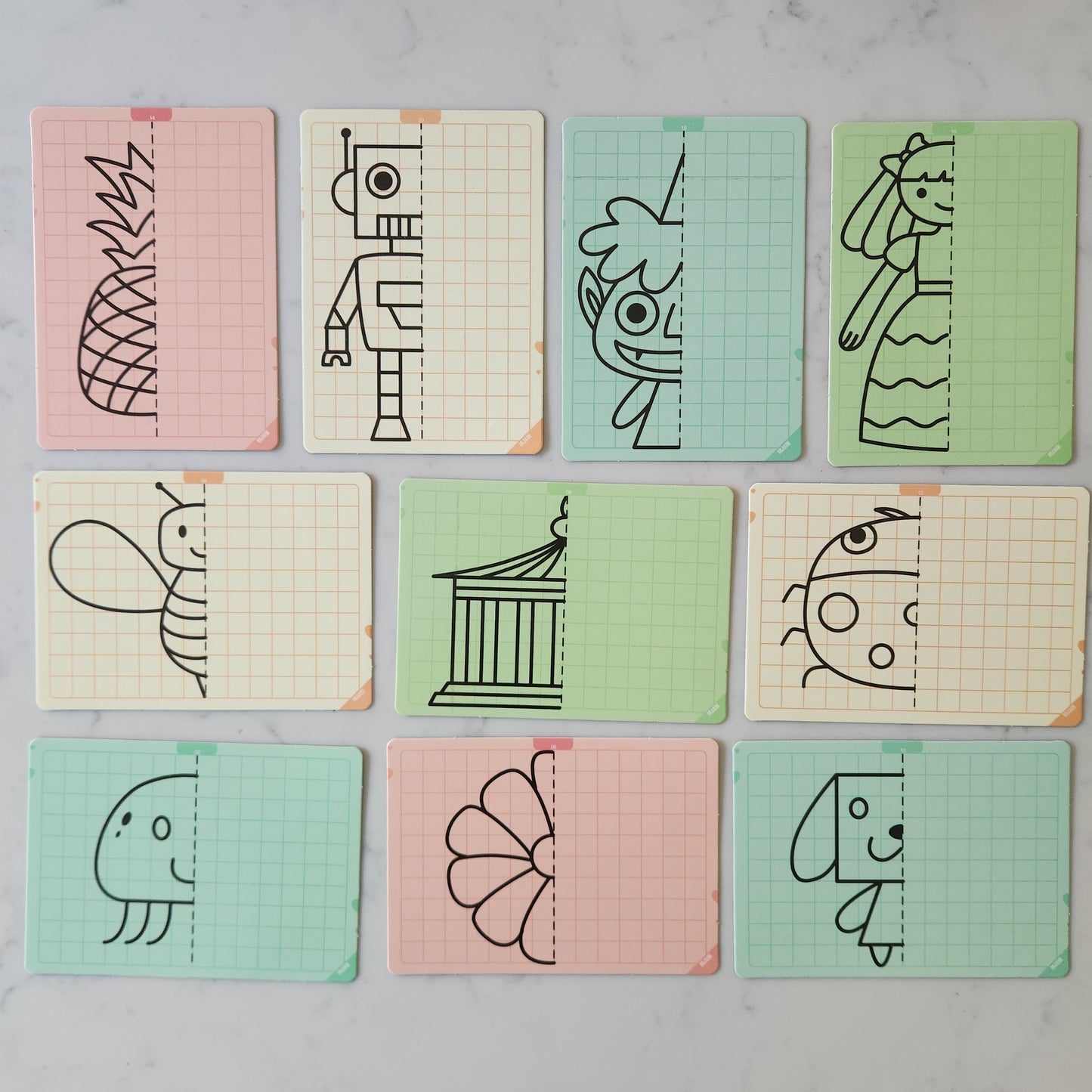 Symmetrical Drawings Sets - Various Designs