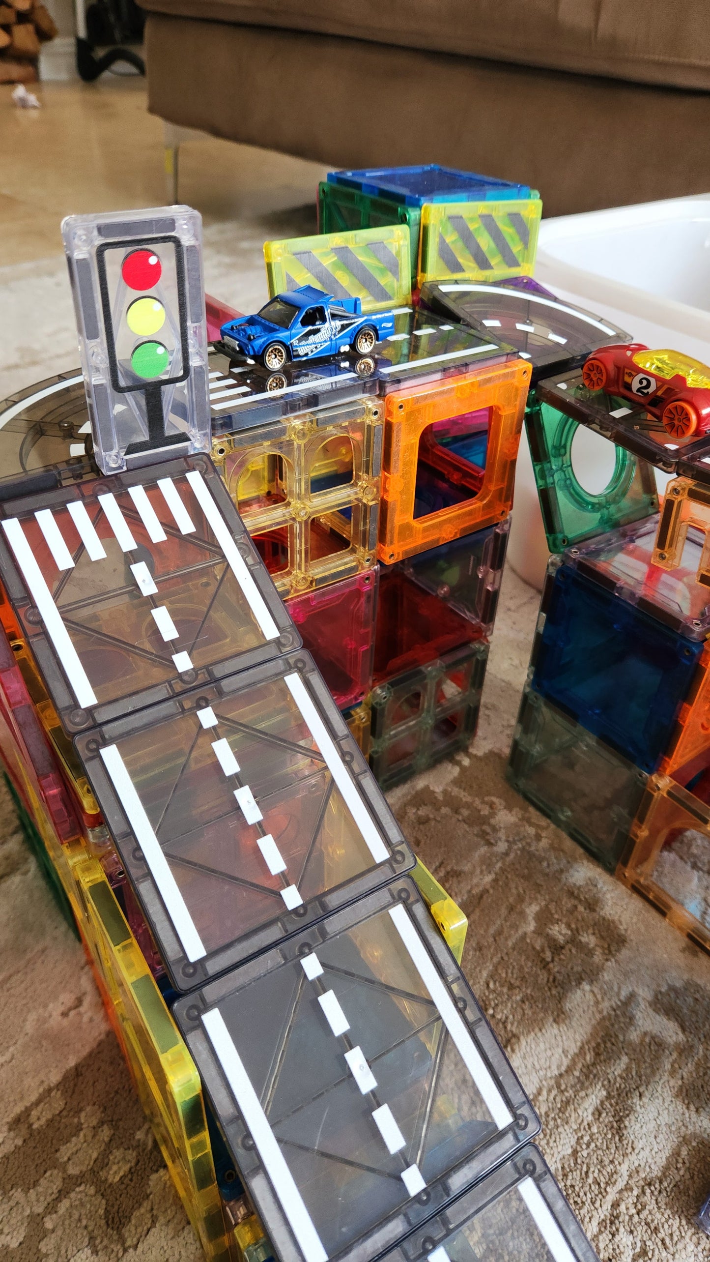 Magnetic Tiles Road Set
