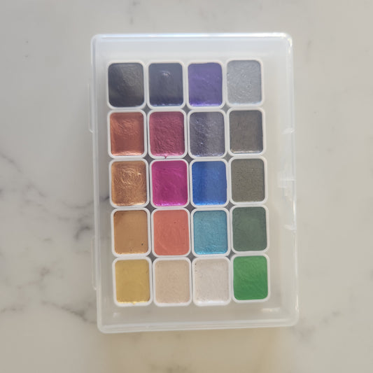 Glitter Shimmer Watercolour Paint Set