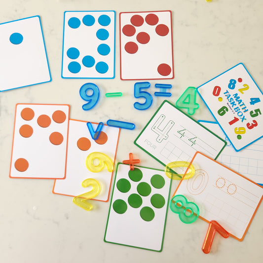 Math Number And Card Set