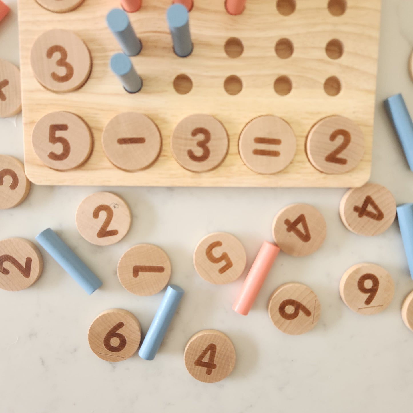 Wooden Math Set