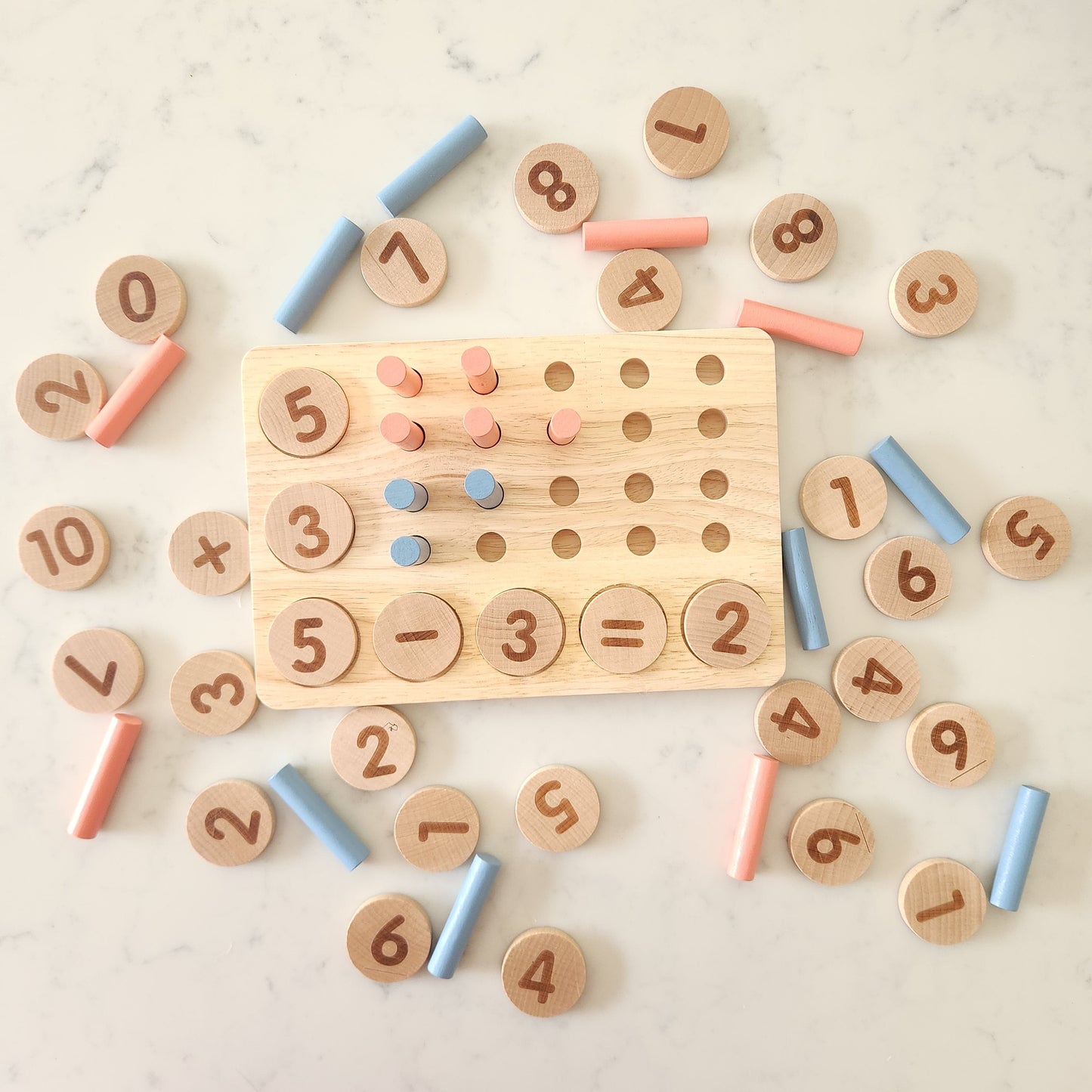 Wooden Math Set