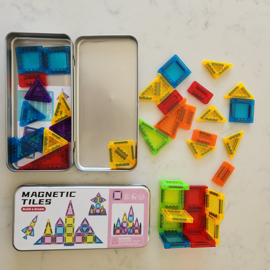 Mini Magnetic Tiles Travel Set - Various Sizes