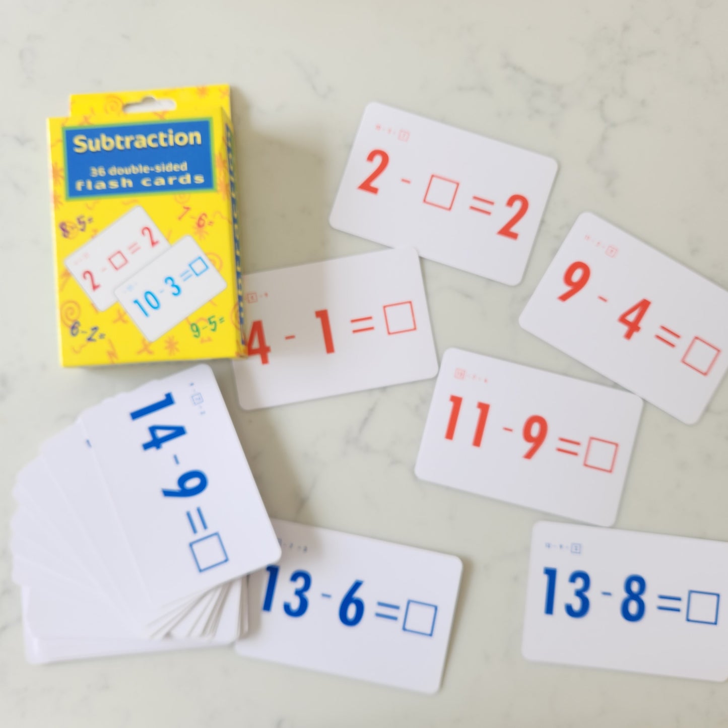 Mathematics Flash Cards - Various Designs