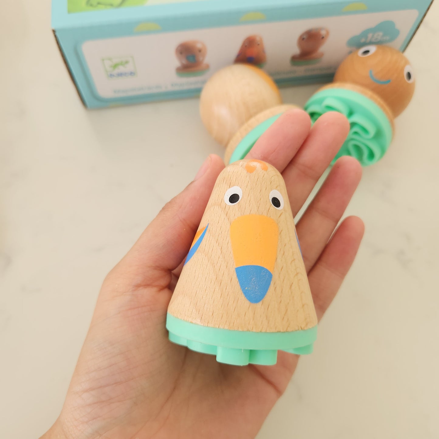 Djeco Modelling Stamp Set- My Plastistamps