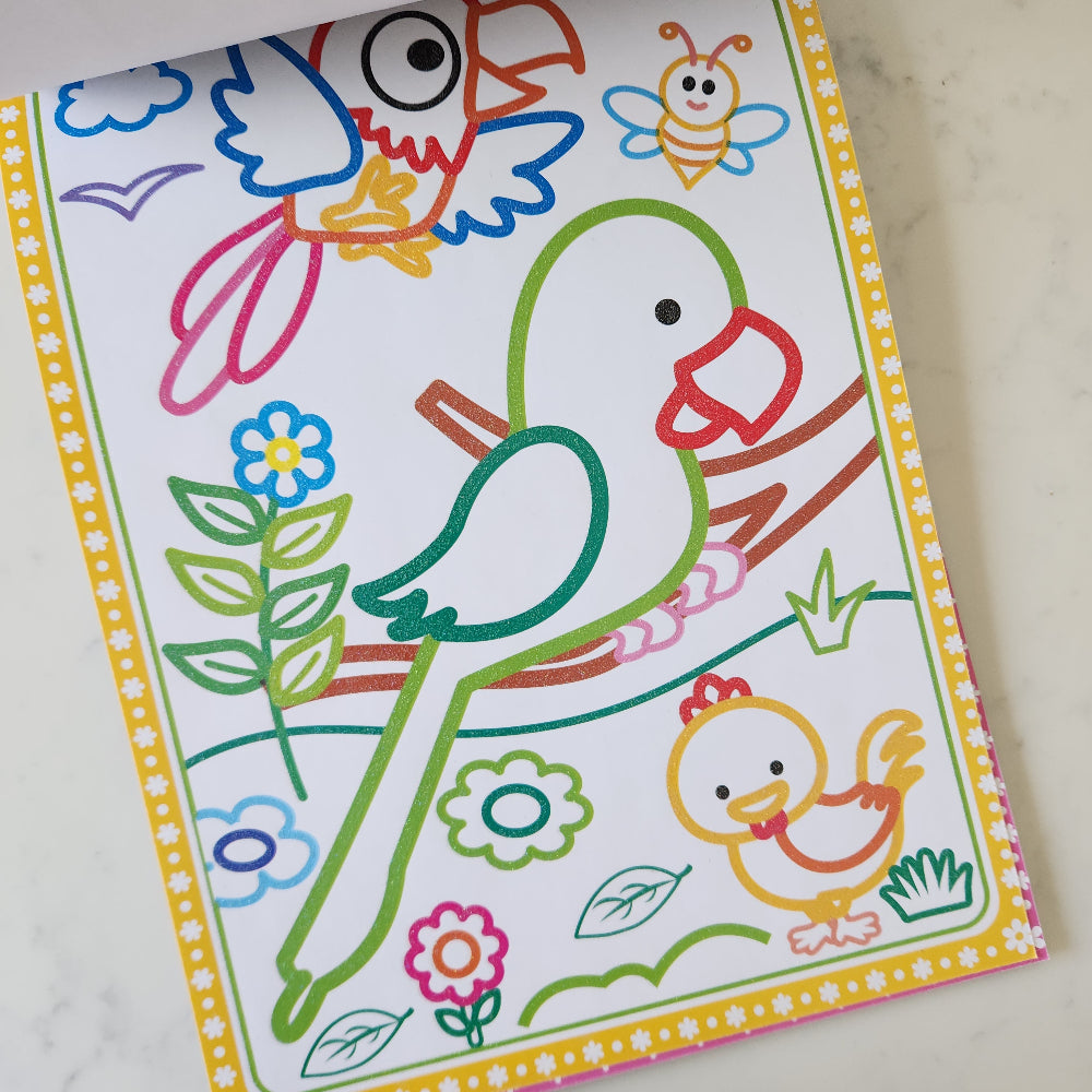 Colouring Glitters Book
