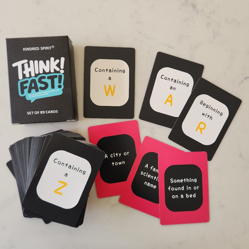 Think! Fast! Card Game