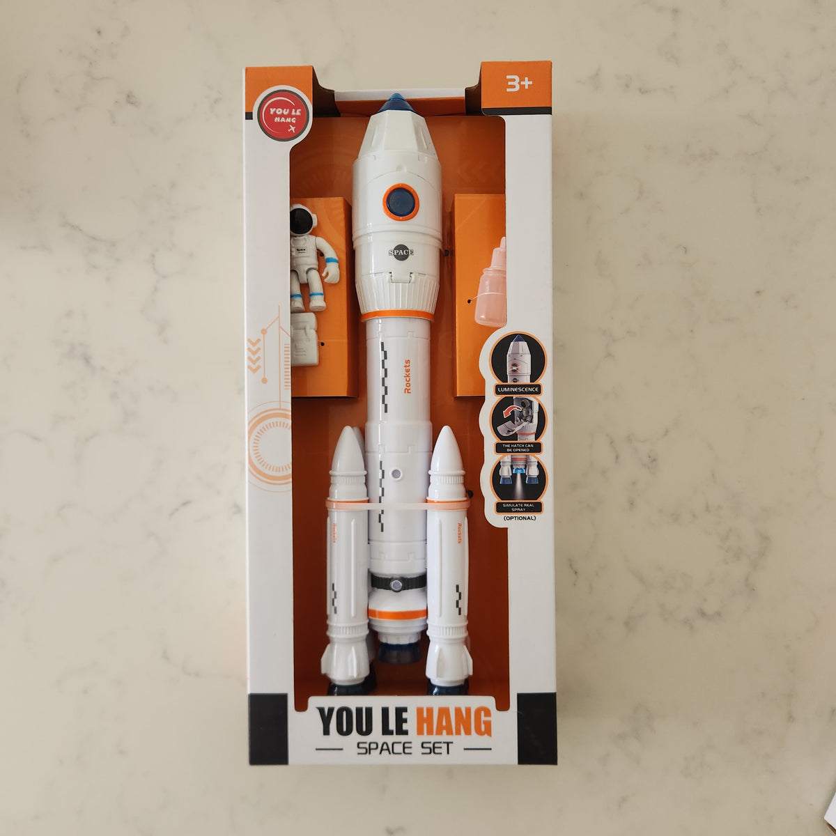 Space Rocket With Astronaut