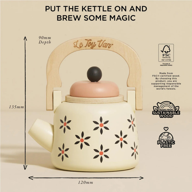 Le Toy Van Wooden Vintage Kettle
