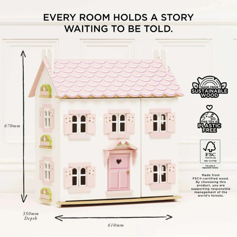Le Toy Van Sophie's Wooden Doll House