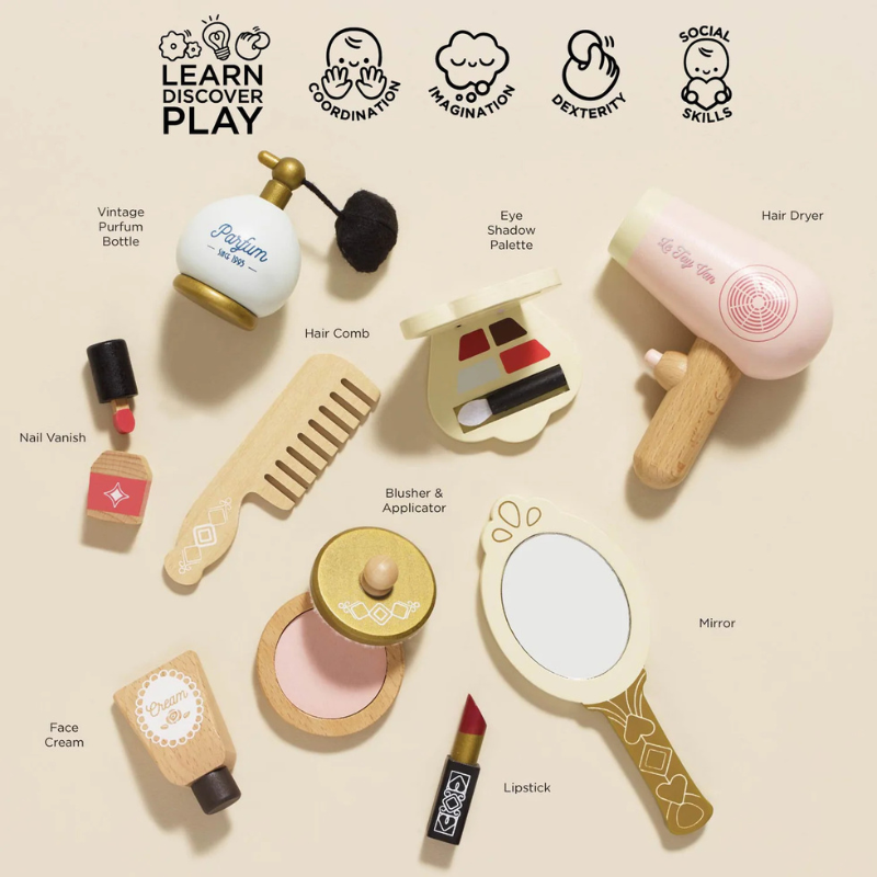 Le Toy Van Wooden Vanity Star Beauty Kit