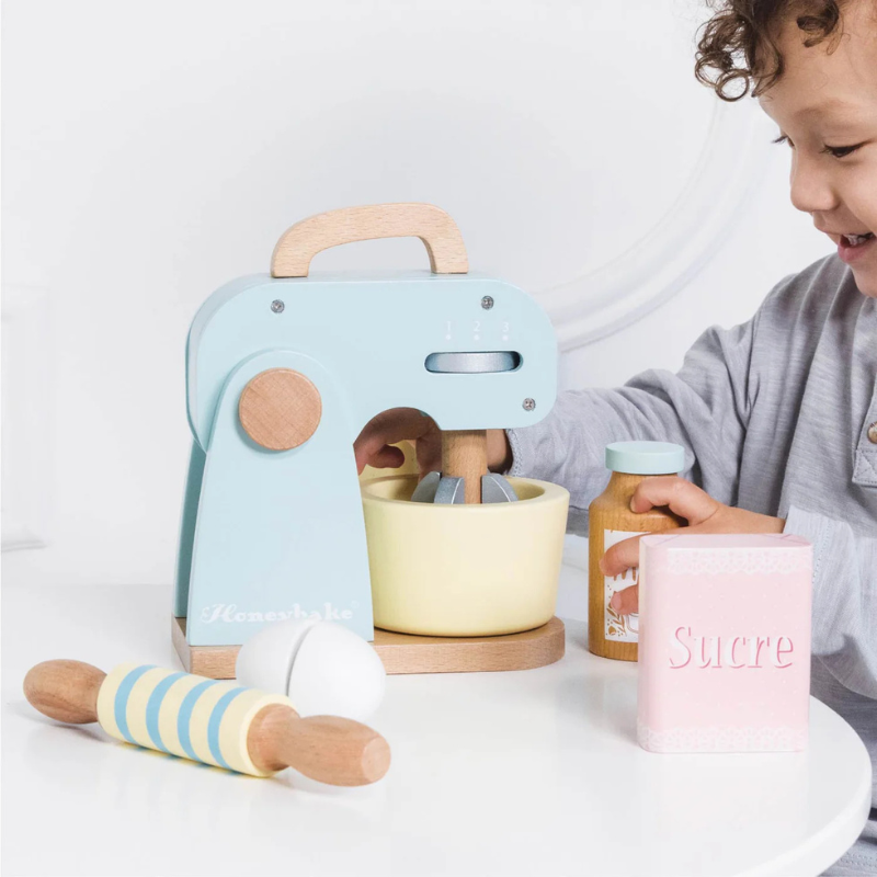 Le Toy Van Wooden Bakers Mixer Set and Accessories