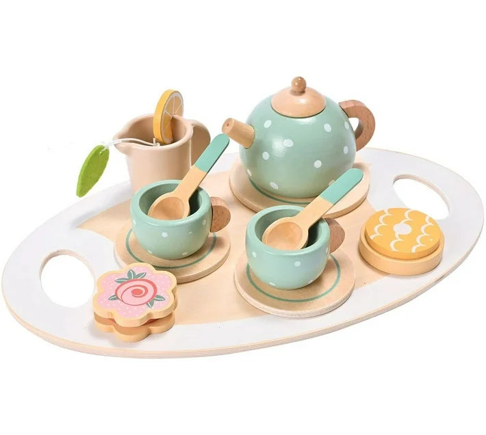 Kabi Wooden Afternoon Tea Set