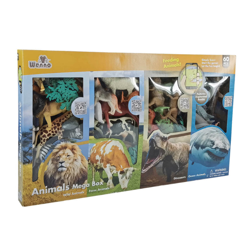Animals Mega Box Playset - 60 Piece