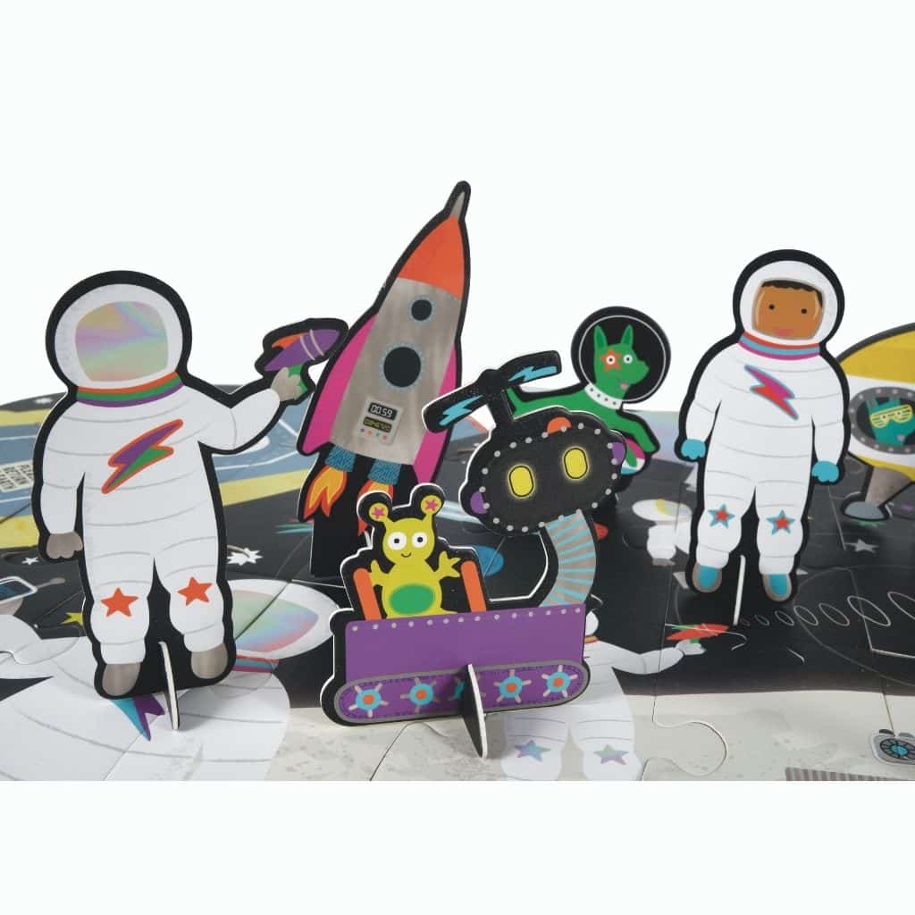 Floss and Rock Puzzles with Figures (60 pieces) - Various Designs