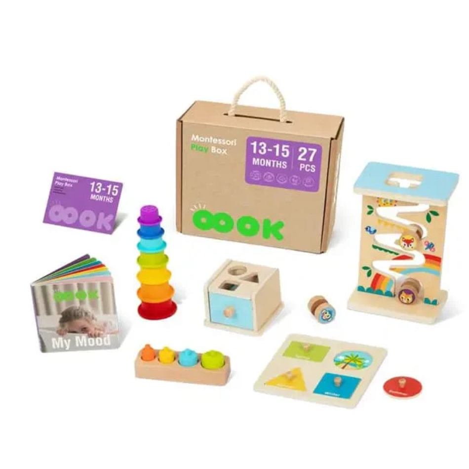 Tooky Toy Montessori Play Boxes - Various Ages