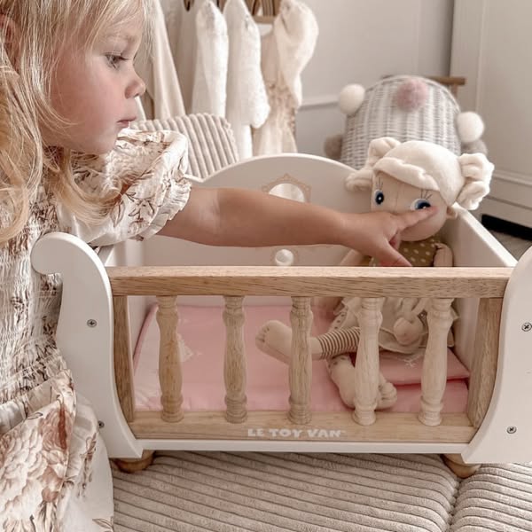 Le Toy Van Doll Sleigh Cot