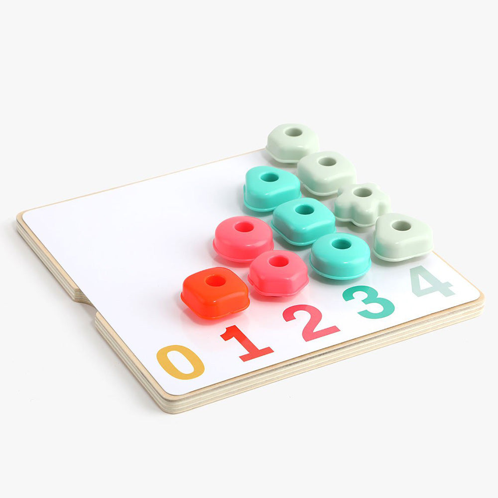TopBright Fine Motor Lacing, Stacking and Peg Activity Set