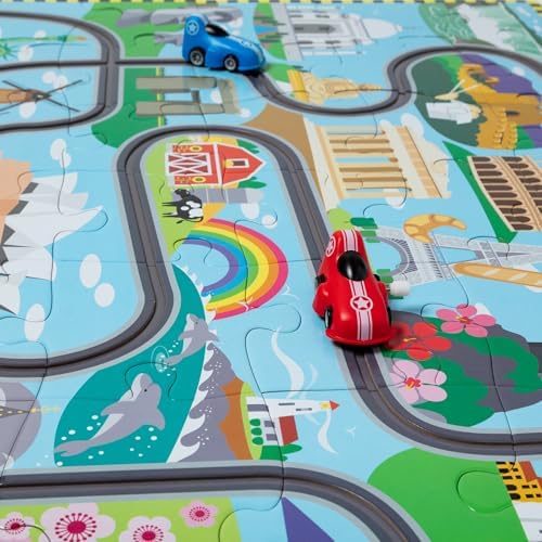 Melissa & Doug Race Track Floor Puzzle (48 pcs)