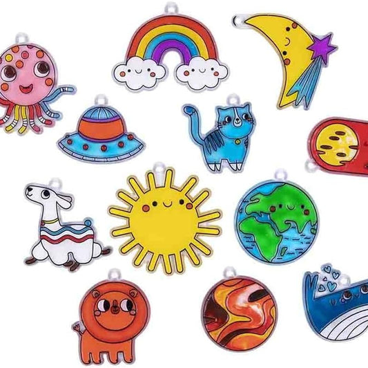 Tookyland Animal World Window Art Kit