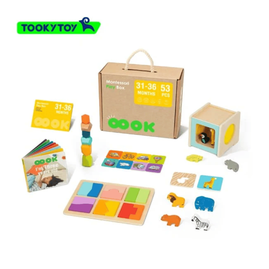 Tooky Toy Montessori Play Boxes - Various Ages