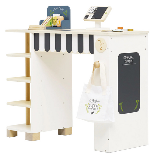 Le Toy Van Wooden Supermarket Till Checkout & Accessories