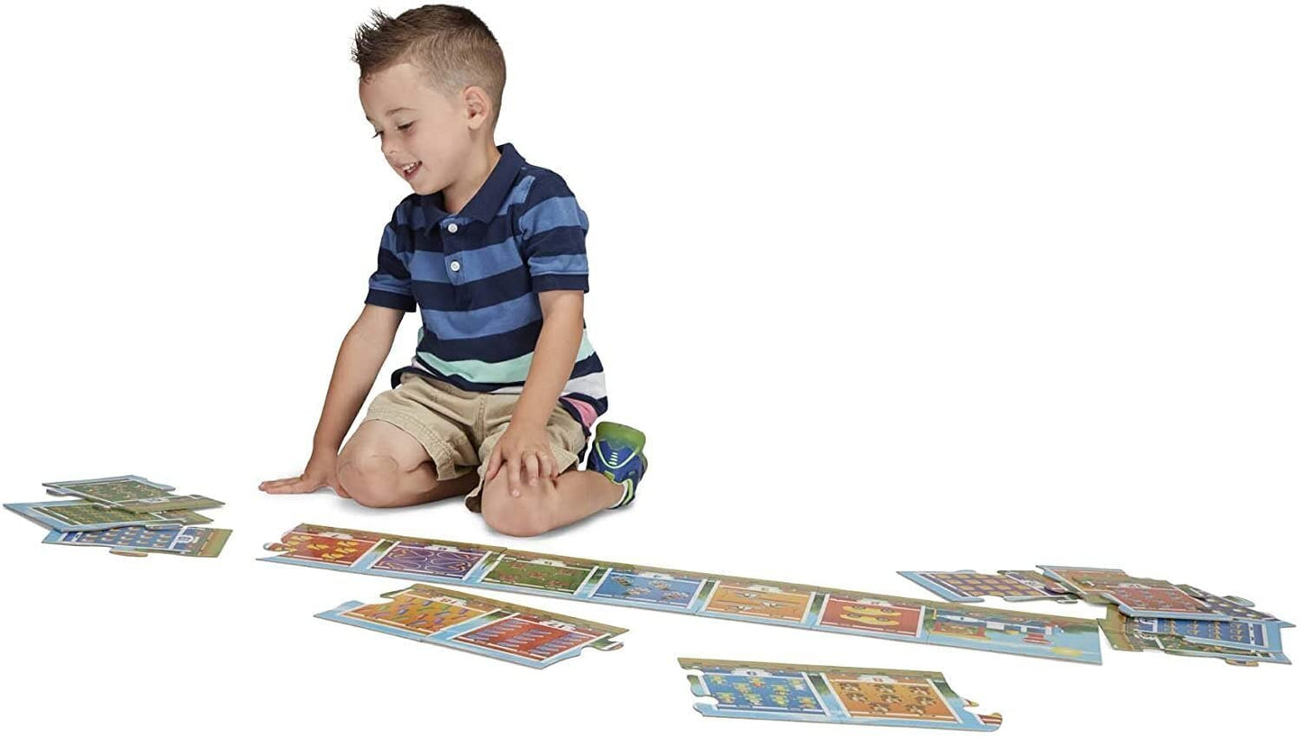 Melissa & Doug Number Train Floor Puzzle (20 pieces)