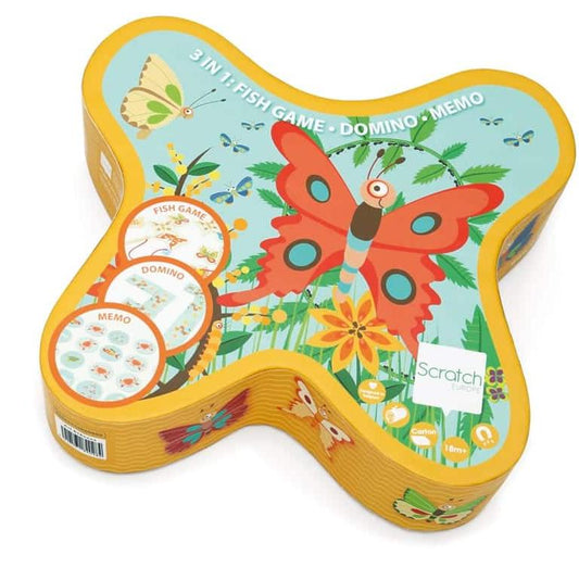 Scratch Europe 3 in 1 Butterfly Game