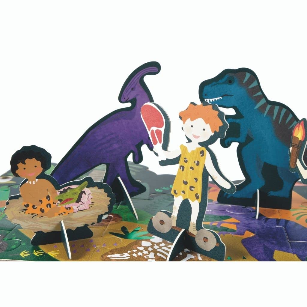 Floss and Rock Puzzles with Figures (60 pieces) - Various Designs