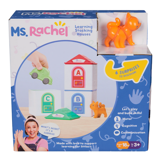 Ms Rachel Stacking Surprise Houses