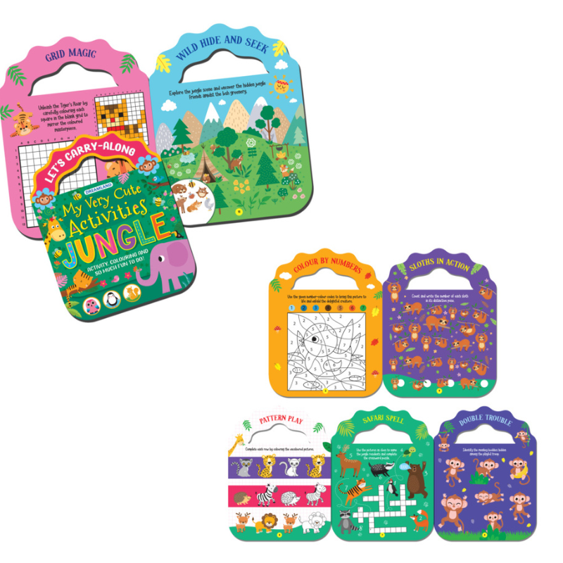 Dreamland Carry Along Activity Book - Various Designs