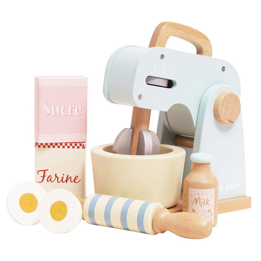 Le Toy Van Wooden Bakers Mixer Set and Accessories