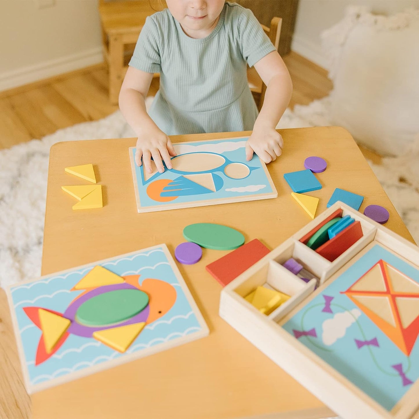 Melissa & Doug Beginner Pattern Blocks