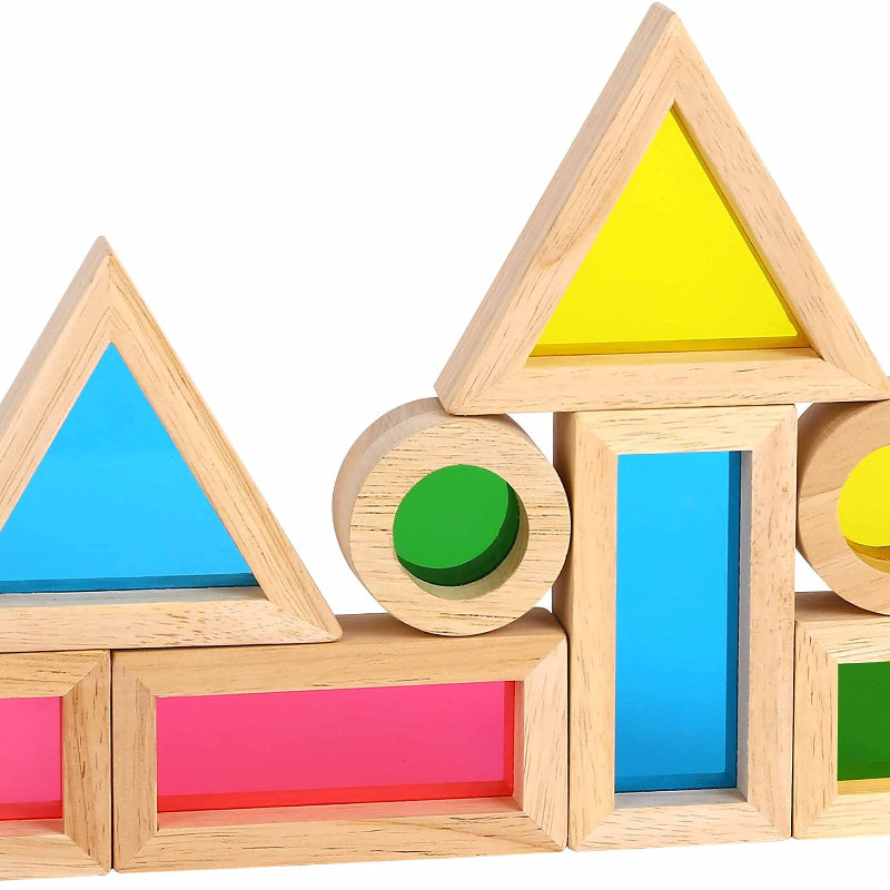 Tooky Toy Rainbow Sensory Blocks