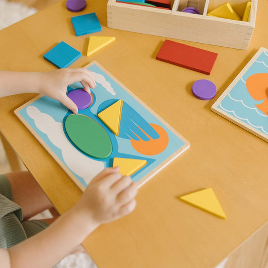 Melissa & Doug Beginner Pattern Blocks