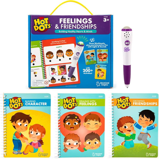 Educational Insights Hot Dots® Interactive Activity for Kids - Feelings & Friendships