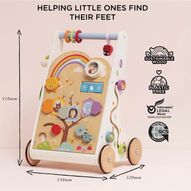 Le Toy Van Woodland Activity Baby Walker