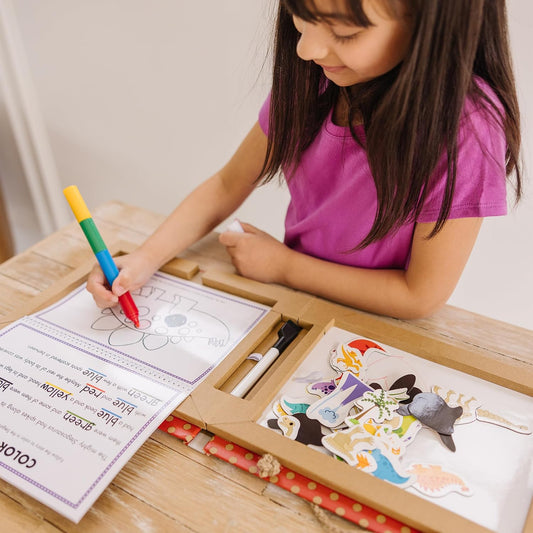 Melissa & Doug Play, Draw, Create Reusable Drawing & Magnet Kit